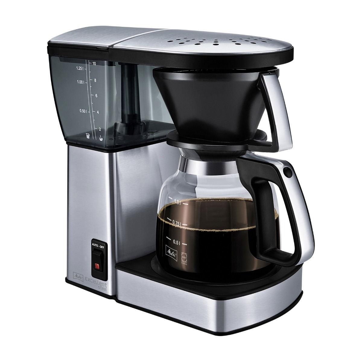 Melitta Excellent 4.0 kaffemaskine, stål