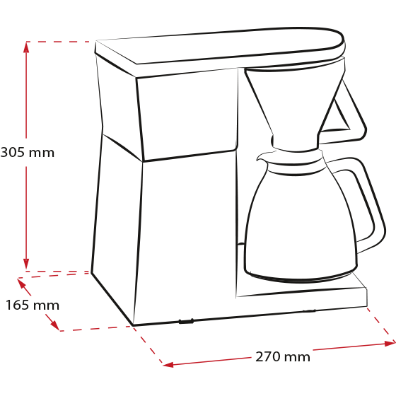 Melitta Excellent 4.0 Black Kaffemaskine