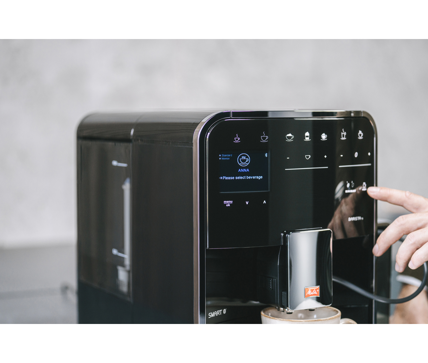 Melitta Barista Ts Smart Black Espressomaskine billede 4