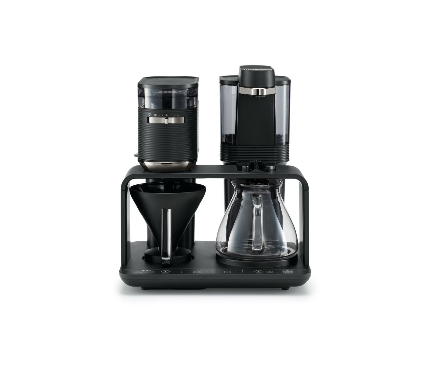 Melitta Epos Black/chrome Kaffemaskine billede 1