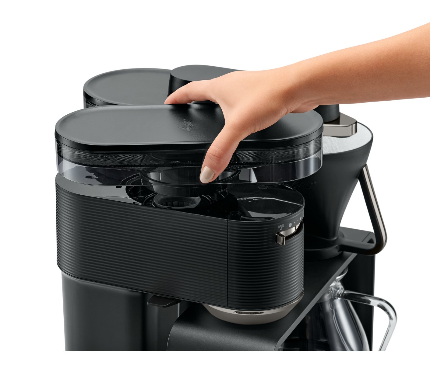 Melitta Epos Black/chrome Kaffemaskine billede 7