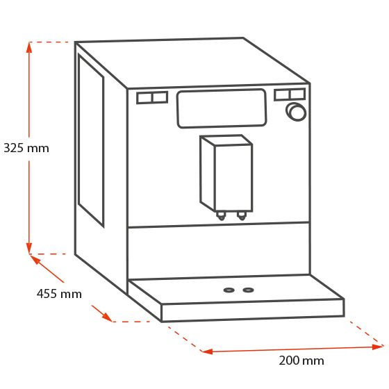 Melitta 6774120, Espressomaskine, 1,2 L, Kaffebønner, Indbygget kværn, 1400 W, Sølv billede 4