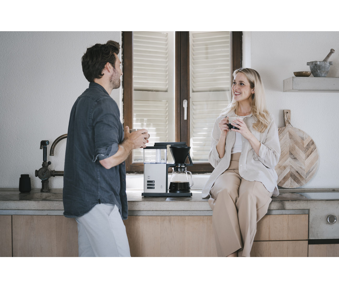 Melitta One Cream White Kaffemaskine billede 5