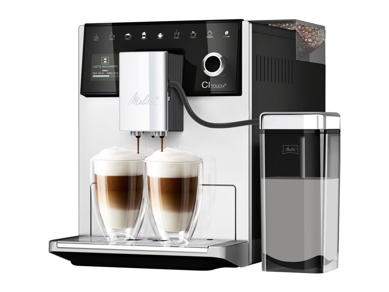 Melitta CI Touch, Espressomaskine, 1,8 L, Kaffebønner, Indbygget kværn, 1400 W, Sølv billede 3