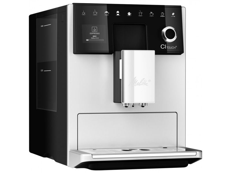 Melitta CI Touch, Espressomaskine, 1,8 L, Kaffebønner, Indbygget kværn, 1400 W, Sølv billede 2