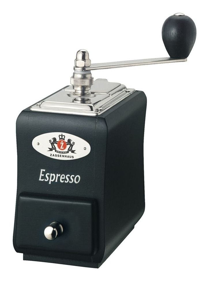 Kaffemølle Zassenhaus Santiago 9x14x20 cm sort billede 1