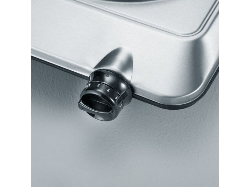 SEVERIN KP 1092 - electric hot plate - brushed stainless steel