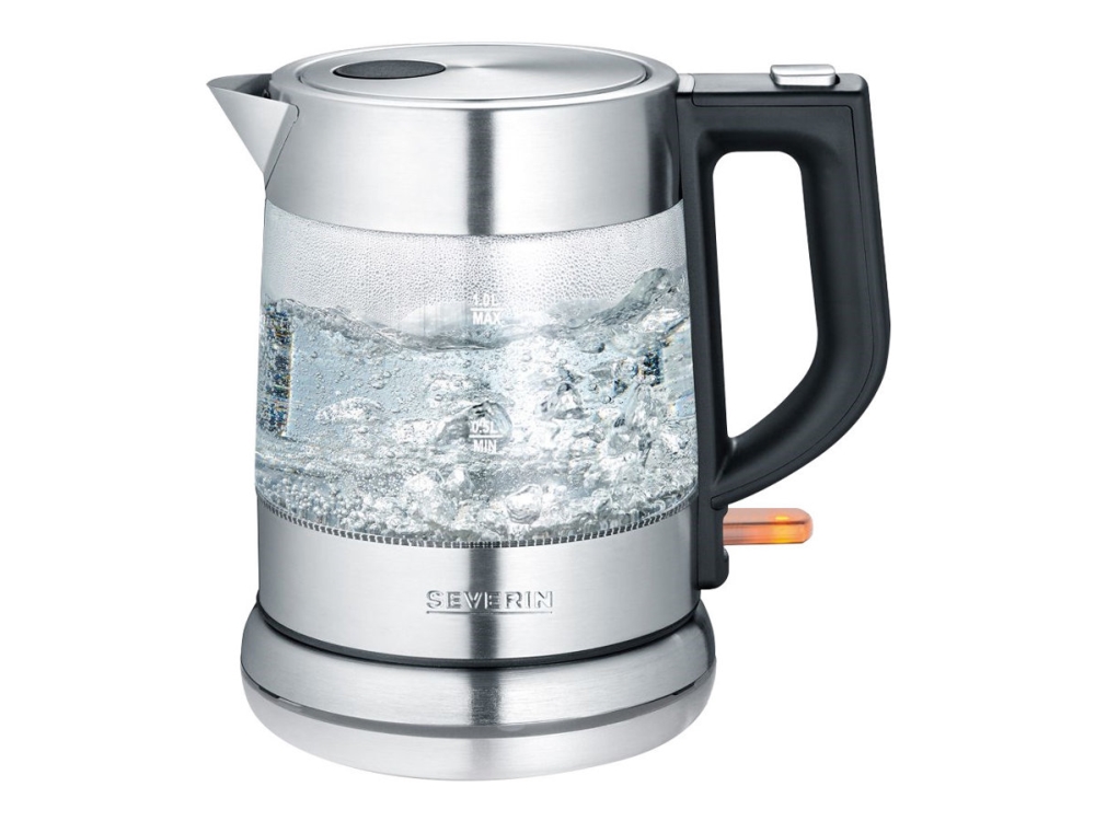 SEVERIN Elkedel WK 3468 - glass/stainless steel/black - Glass/stainless steel/black - 2200 W billede 1