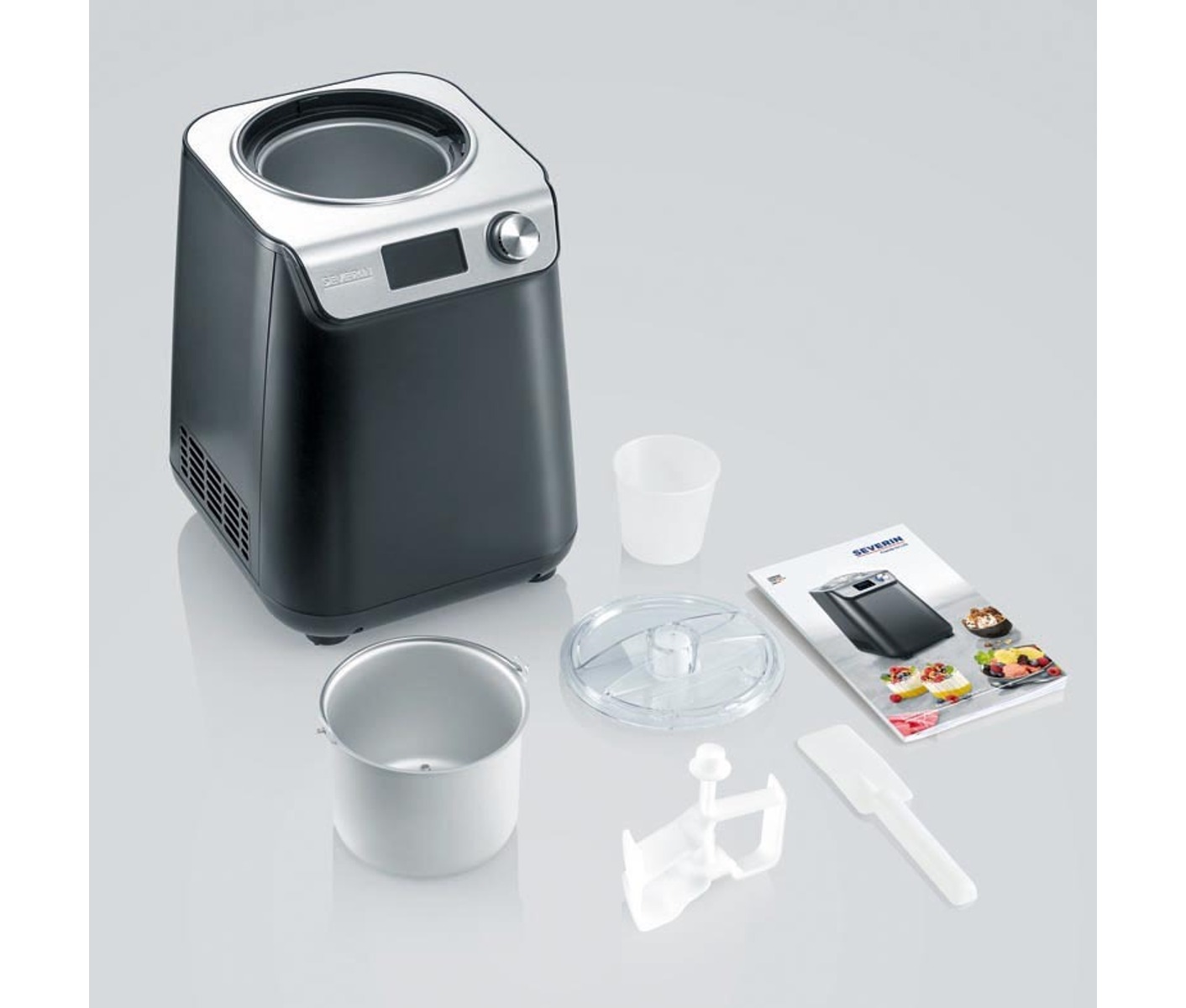 SEVERIN Ismaskine EZ 7407 - ice cream maker - matt black billede 1