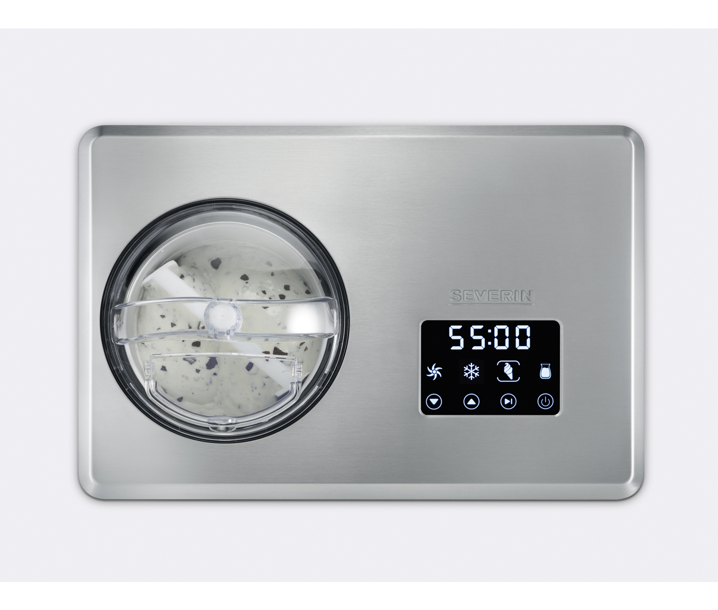 SEVERIN Ismaskine EZ 7406 - ice cream maker - brushed stainless steel billede 1