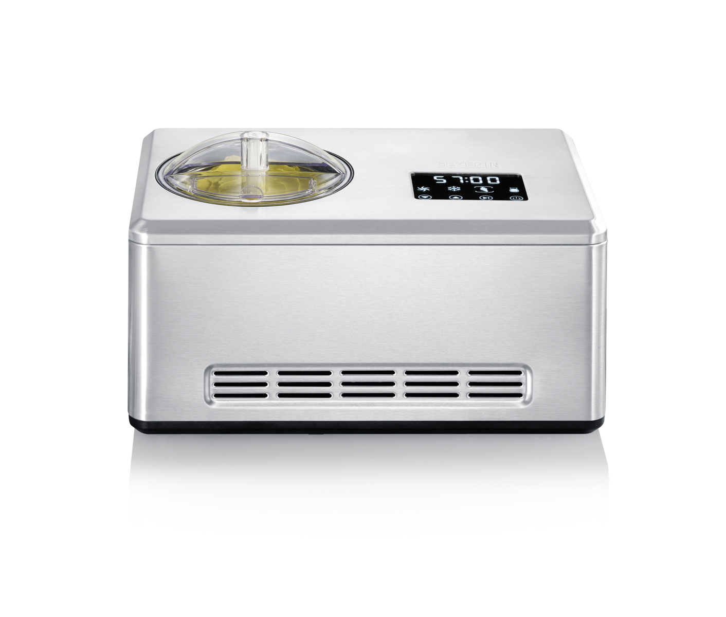 SEVERIN Ismaskine EZ 7406 - ice cream maker - brushed stainless steel billede 2