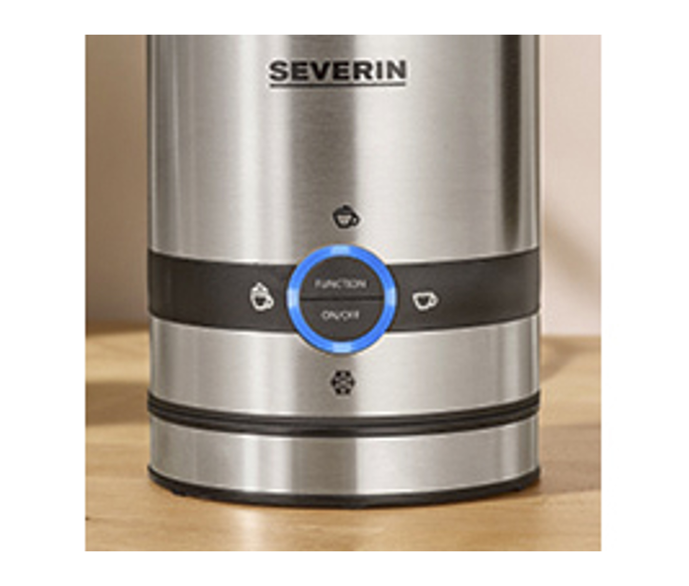 Severin Mælkeskummer 450 Watt Sort/stål billede 8