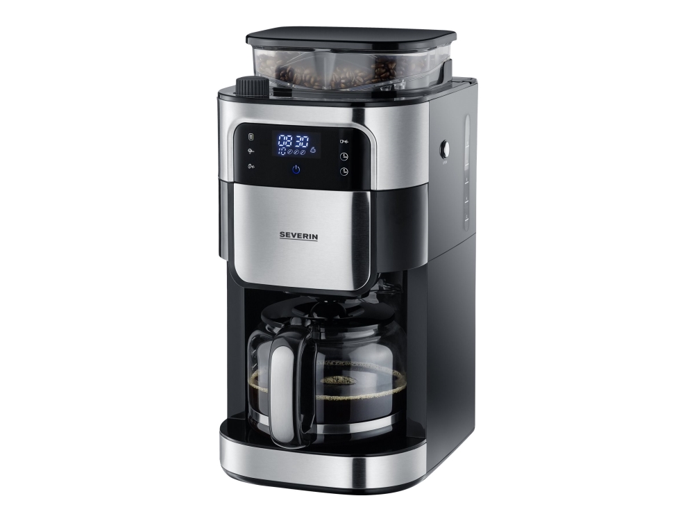 SEVERIN KA 4813 - coffee maker - brushed stainless steel/black billede 1