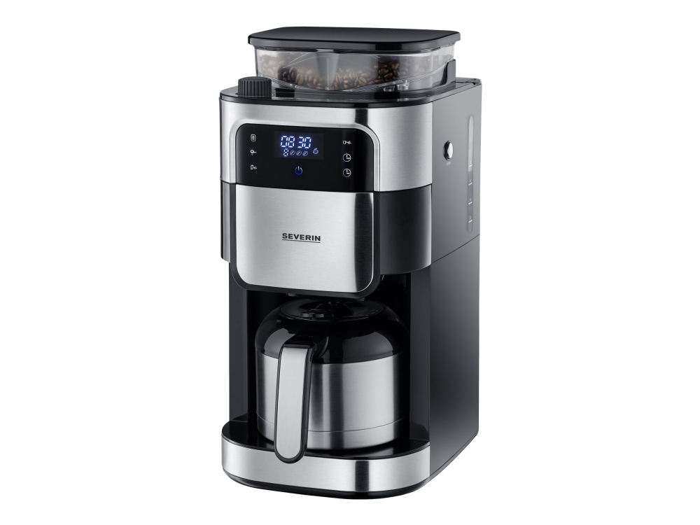 SEVERIN KA 4814 - coffee maker - brushed stainless steel/black billede 1