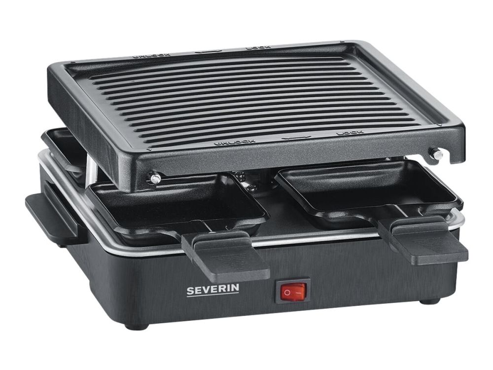 SEVERIN RG 2370 - raclette/grill - black