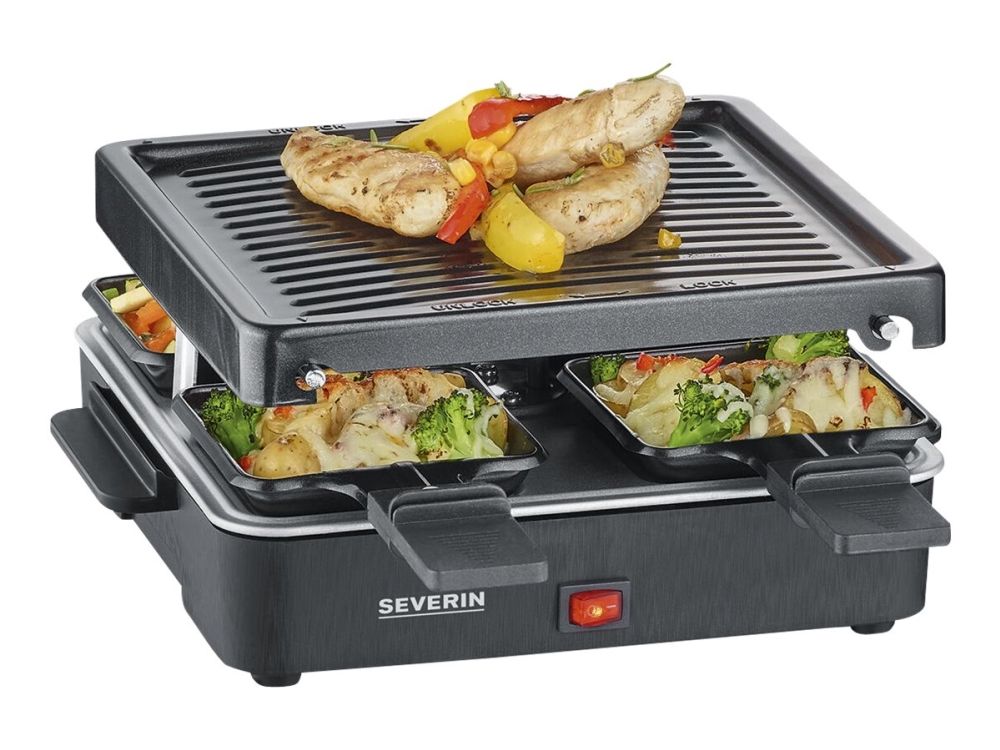 SEVERIN RG 2370 - raclette/grill - black