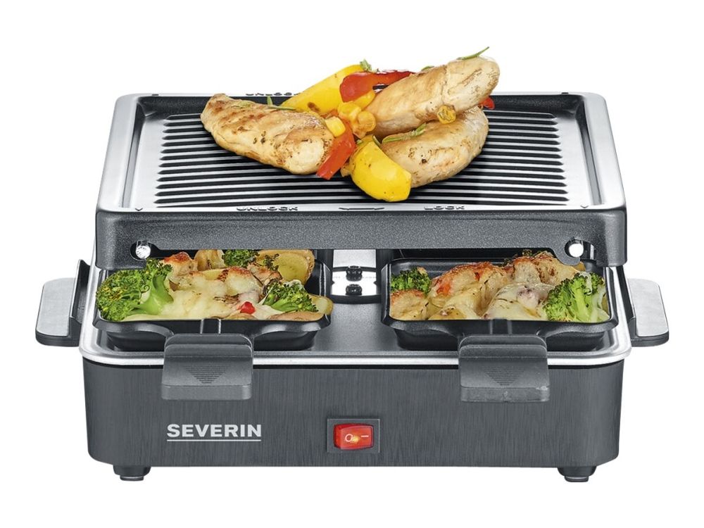 SEVERIN RG 2370 - raclette/grill - black