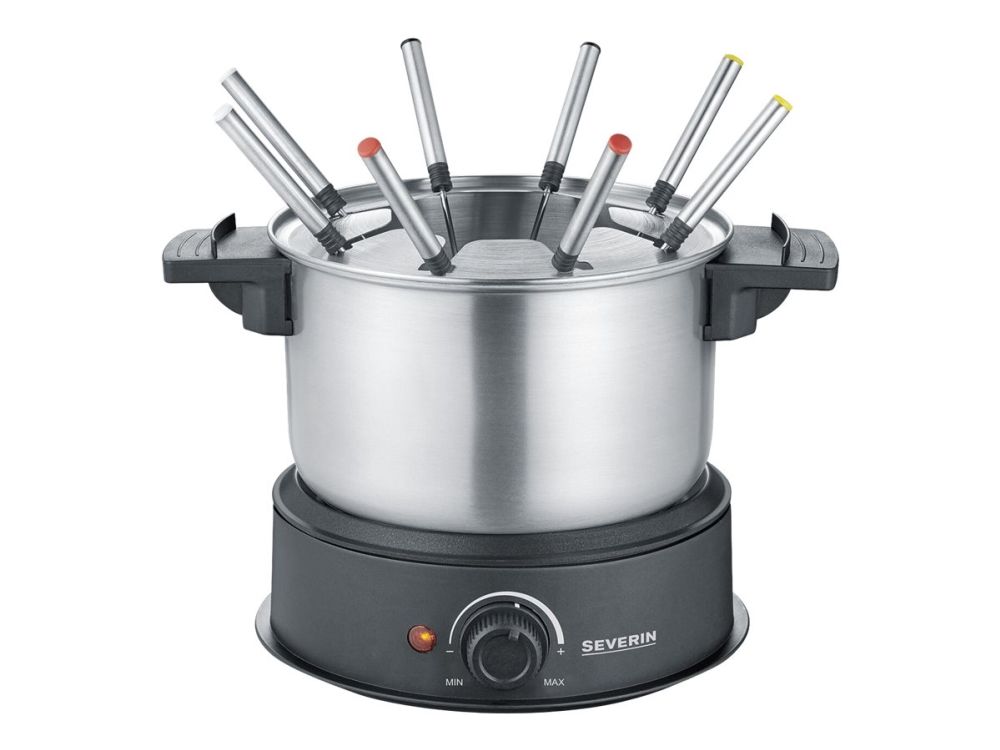 SEVERIN FO 2470 - fondue pot - black/stainless steel