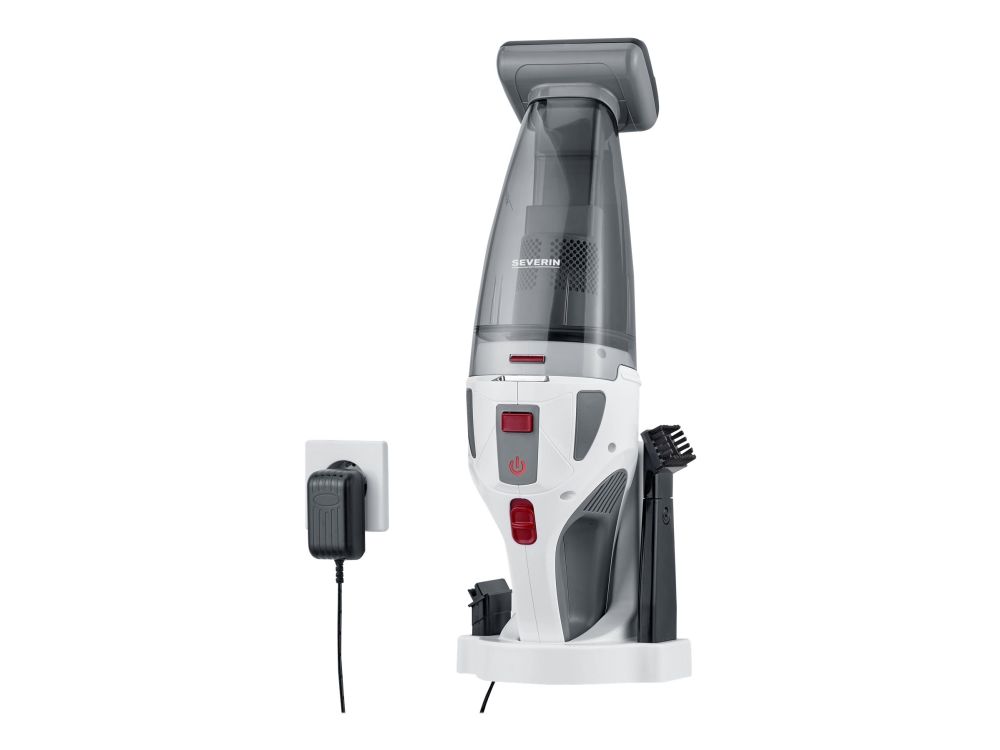 SEVERIN Håndstøvsuger HV 7146 - white/grey/red billede 3
