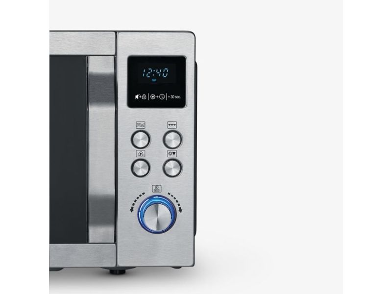 Severin 7774000, Bordplade, Kombination mikroovn, 25 L, 900 W, Indbygget skærm, LED
