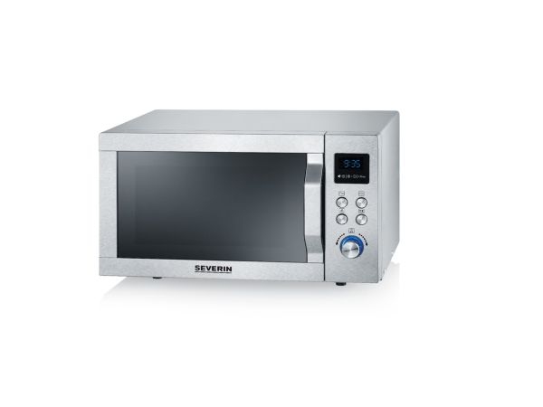 Severin 7774000, Bordplade, Kombination mikroovn, 25 L, 900 W, Indbygget skærm, LED