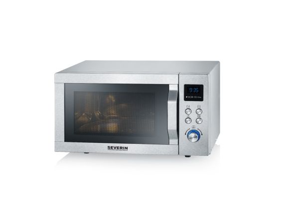 Severin 7774000, Bordplade, Kombination mikroovn, 25 L, 900 W, Indbygget skærm, LED