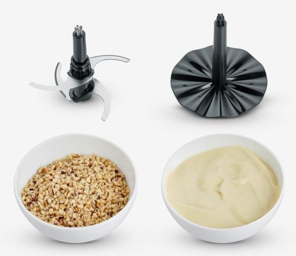 SEVERIN KM 3867 - Hakkemaskine - 1 liter - 400 W - mat sort/børstet rustfrit stål