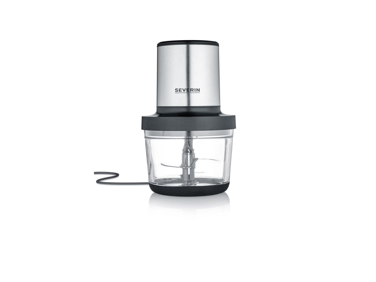 SEVERIN KM 3867 - Hakkemaskine - 1 liter - 400 W - mat sort/børstet rustfrit stål