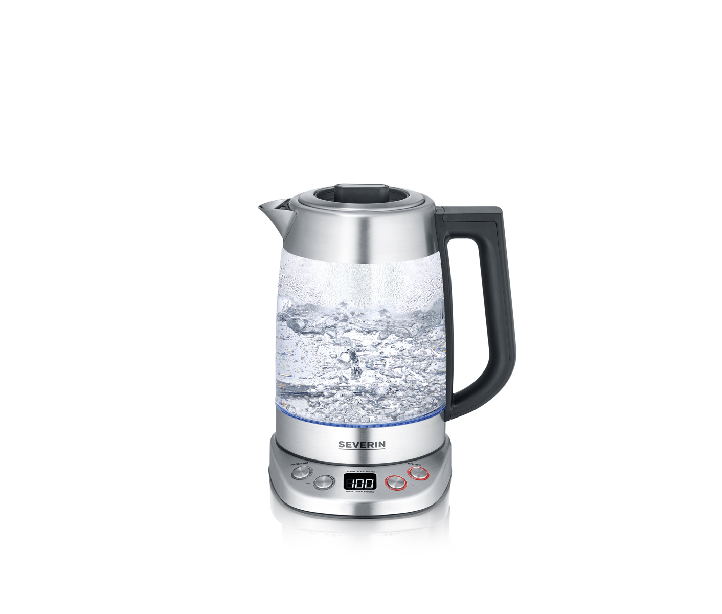 Severin Glass-tea-/jug Kettle Wk 3480 Elkedel billede 1