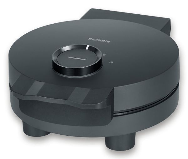 Severin WA 2116, 1 vaffel/vafler, Hjerte (form), Sort, Plast, Rustfrit stål, 0,665 m, Opvarmning, Klar