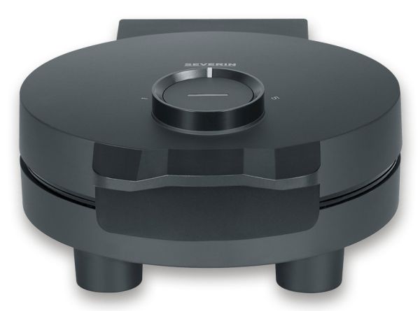 Severin WA 2116, 1 vaffel/vafler, Hjerte (form), Sort, Plast, Rustfrit stål, 0,665 m, Opvarmning, Klar