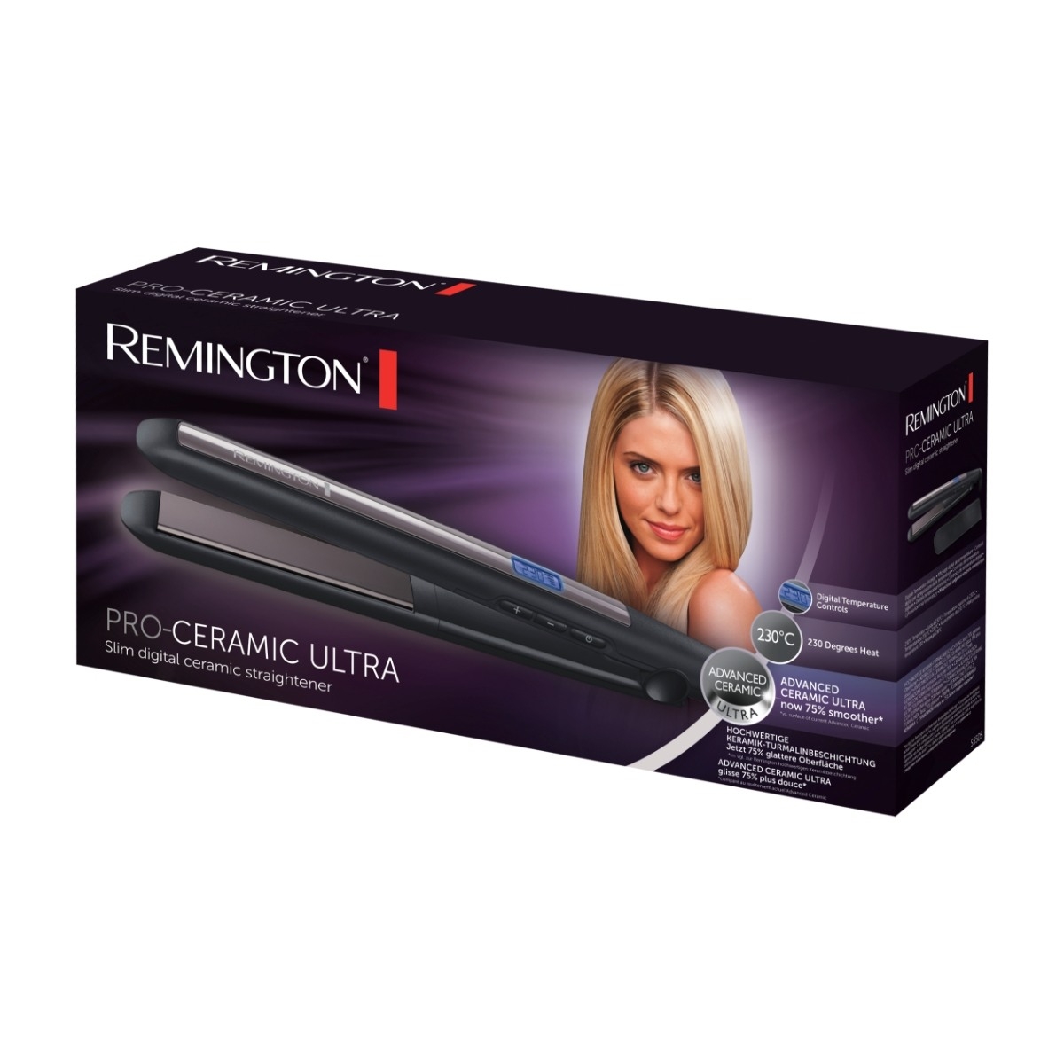 REMINGTON S5505 PRO CERAMIC ULTRA GLATTEJERN billede 2