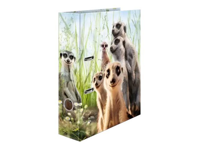HERMA - Ringbind - rygbredde: 70 mm - for A4 (210 x 297 mm) - Motif file Meerkat billede 2
