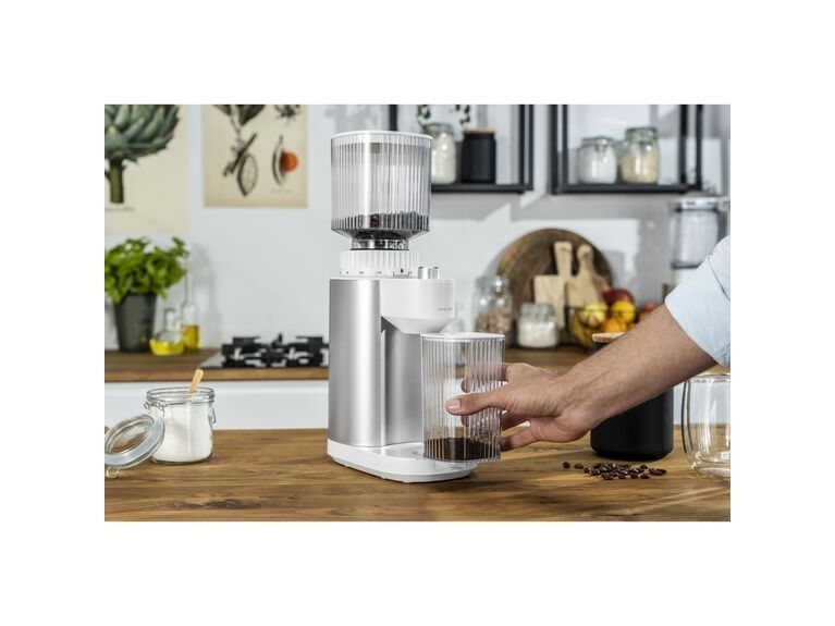 ZWILLING Enfinigy, Burr kværn, Konisk møtrik, Rustfrit stål, Sølv, Hvid, Plast, 12 stk