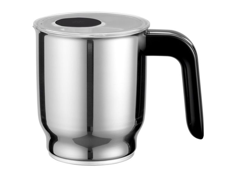 ZWILLING Enfinigy, Automatisk mælkeskummer/varmer, Sort, Rustfrit stål, 400 ml, 200 ml, Varm & kold billede 3