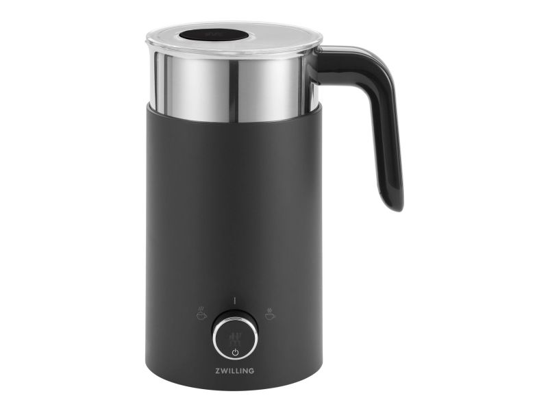 ZWILLING Enfinigy, Automatisk mælkeskummer/varmer, Sort, Rustfrit stål, 400 ml, 200 ml, Varm & kold billede 1