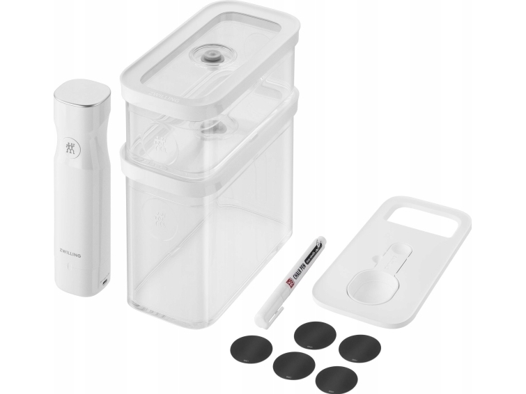 Zwilling Fresh&Save CUBE Vacuum Set 5-Piece Transparent-White