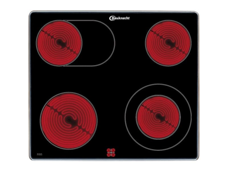 Bauknecht HVP2 NN5F IN + CHR 3462 IN, Keramisk, 4 zone(s), Keramisk, Sort, Berøring, 59 cm billede 2