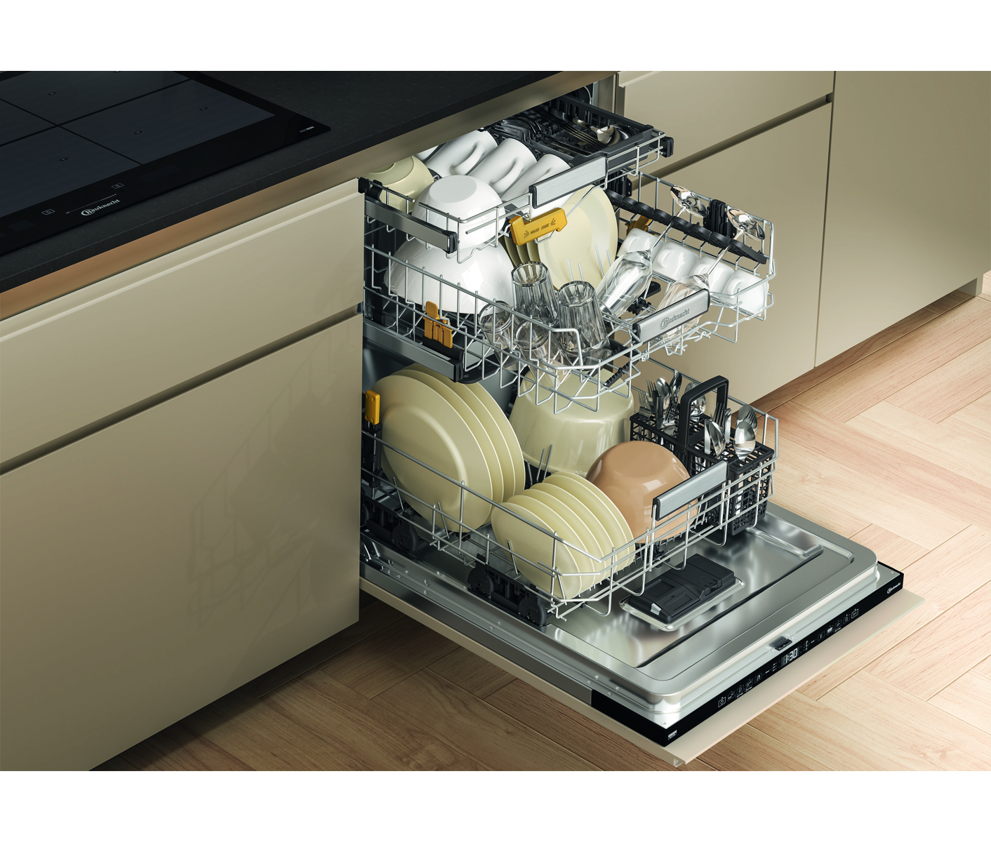 Bauknecht B8IHT58TS Integrerbar Opvaskemaskine billede 8