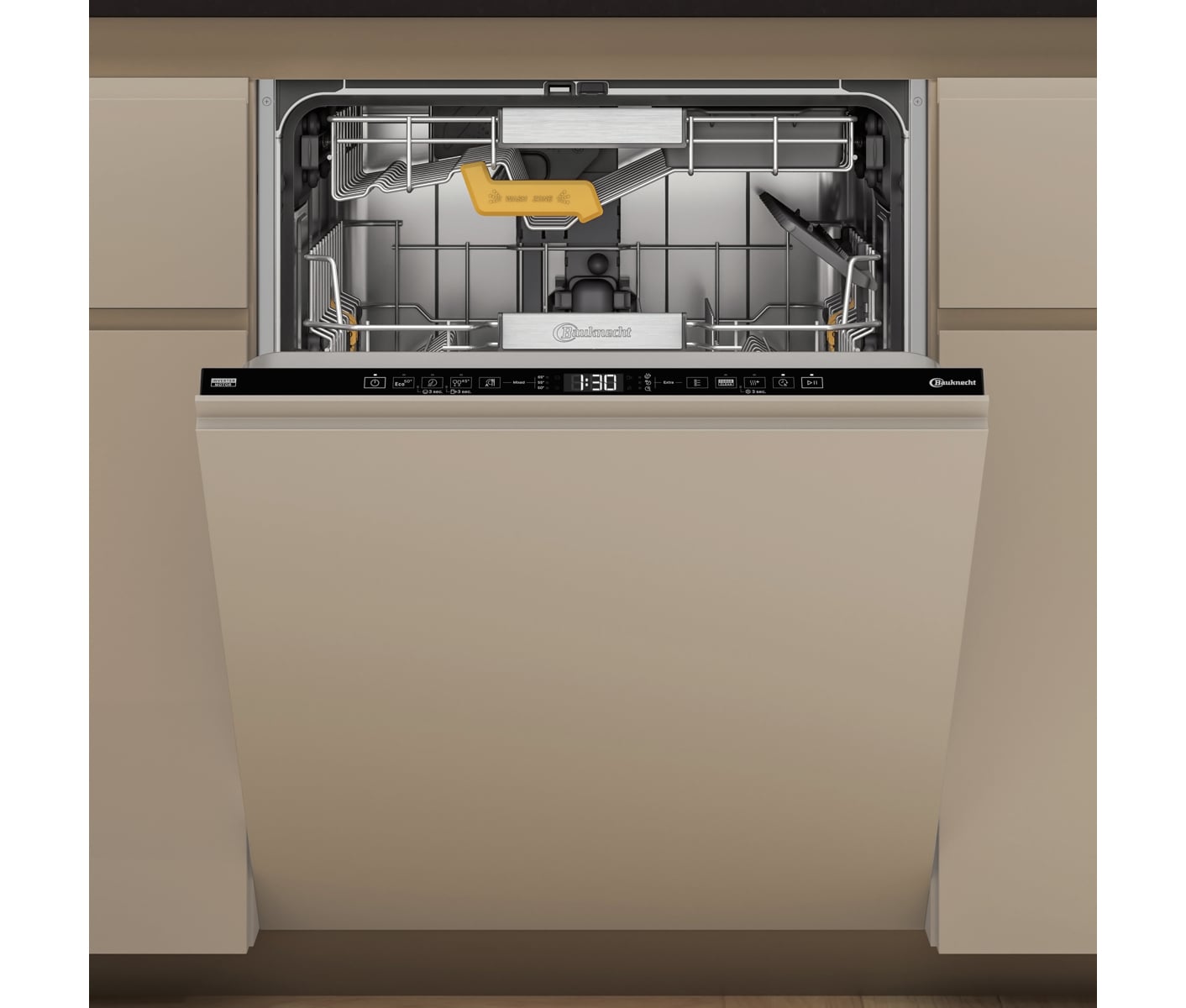 Bauknecht B8IHT58TS Integrerbar Opvaskemaskine billede 1