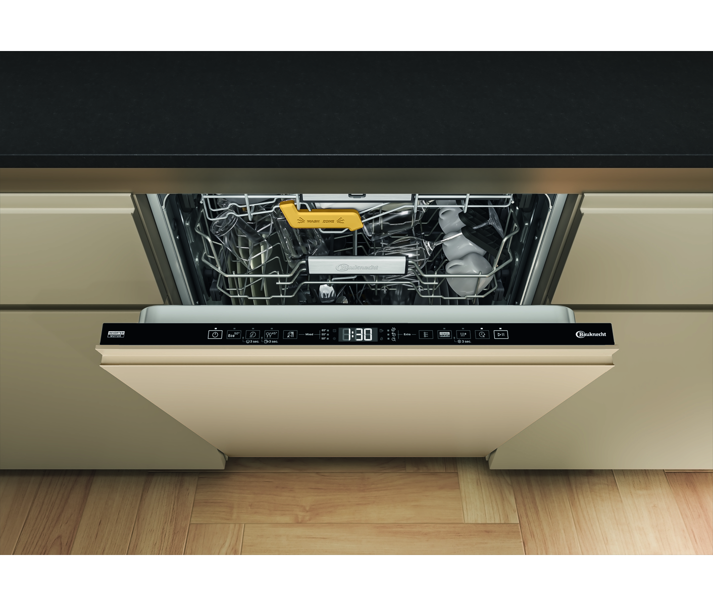 Bauknecht B8IHT58TS Integrerbar Opvaskemaskine billede 7