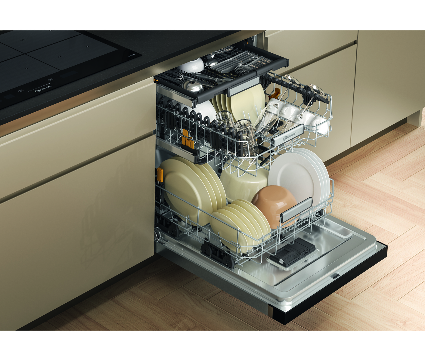 Bauknecht B7UHS51X Opvaskemaskine billede 8