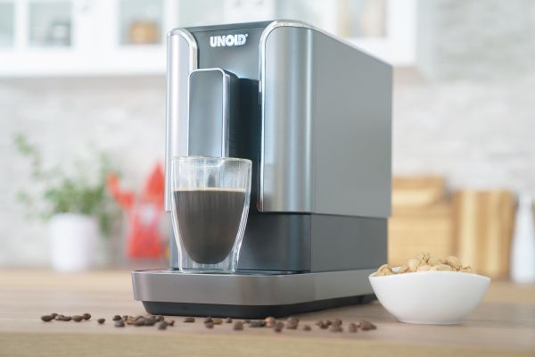 Unold Kaffeevollautomat LUCA 28835, 1,2 L, Kaffebønner, Indbygget kværn, 1470 W, Sort, Rustfrit stål billede 2
