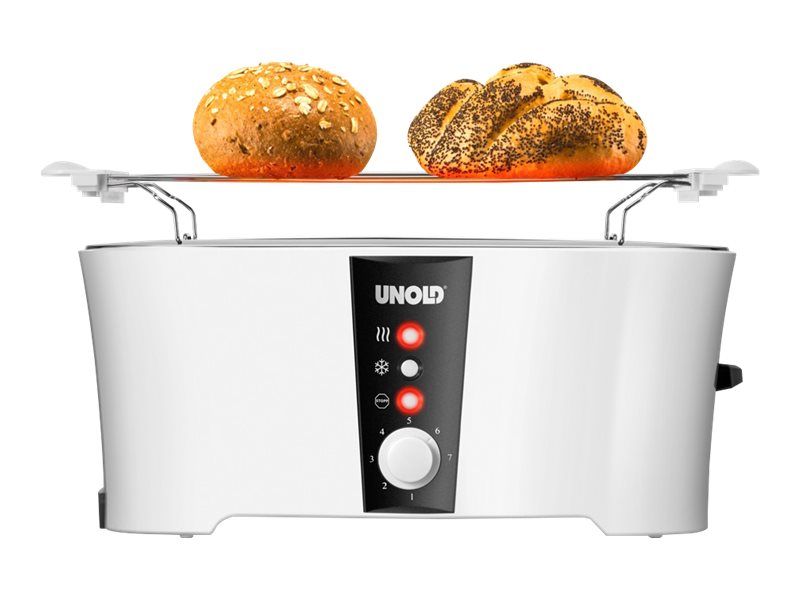 Unold Brødrister 38020 Design Dual - toaster - white/black