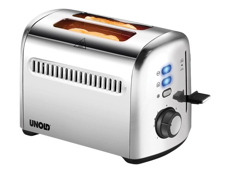 Unold Brødrister 38326 Retro - toaster - stainless steel billede 1