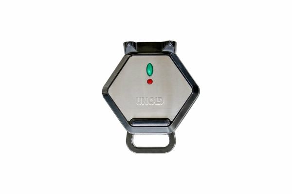 Unold Bobby, 1 vaffel/vafler, Sekskantet, Sort, Sølv, Plast, Rustfrit stål, 0,7 m, Sort