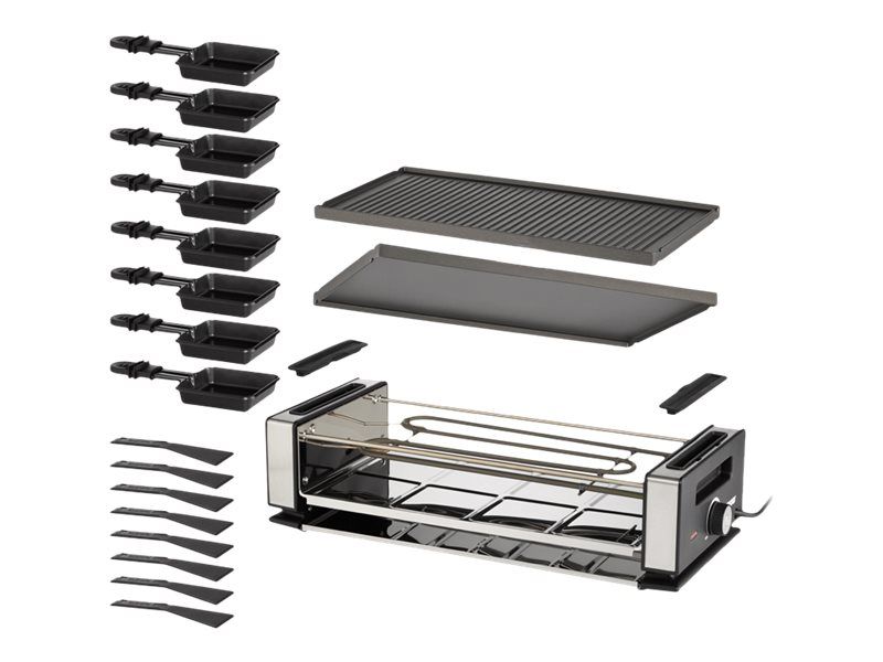 Unold 48730 Finesse Basic - raclette/grill/griddle - black/stainless steel