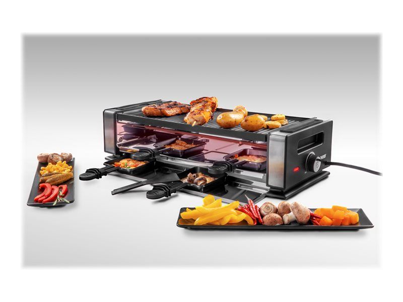 Unold 48760 Delice Basic - raclette/grill/griddle/hot stone - black/stainless steel