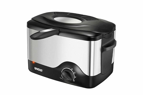 UNOLD 58615 - Fritureapparat - 1.2 kW - rustfrit stål/sort