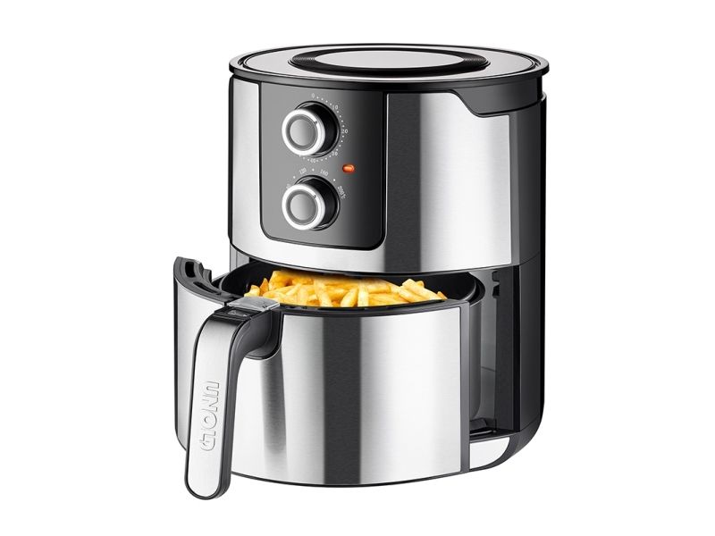 Unold 58655, Varmluftsteger, 5 L, 1 kg, 80 °C, 200 °C, 60 min.
